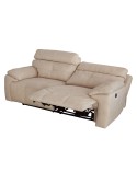 CONJUNTO 3+2 PLAZAS RELAX TAPIZADO EN TELA ROMA