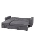 SOFA CAMA CLIC CLAC GRIS 180X180 CM LOIRA