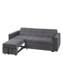 SOFA CAMA CLIC CLAC GRIS 180X180 CM LOIRA