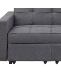 SOFA CAMA CLIC CLAC GRIS 180X180 CM LOIRA