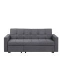 SOFA CAMA CLIC CLAC GRIS 180X180 CM LOIRA