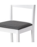 SILLA MADERA BLANCA LACADA VEGAS (PACK DE 2 UNIDADES)