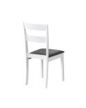 SILLA MADERA BLANCA LACADA VEGAS (PACK DE 2 UNIDADES)