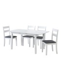 MESA COMEDOR BLANCA EXTENSIBLE 120X80 CM SAN FERNANDO