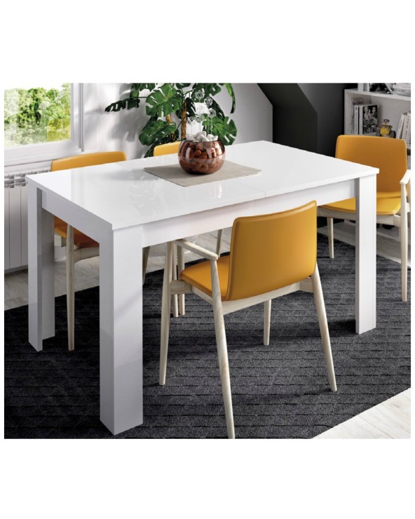 MESA COMEDOR EXTENSIBLE BLANCA, GRIS O NATURAL 140x90cm DANA