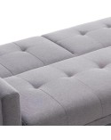 CHAISELONGUE CAMA CLIC CLAC GRIS 236 CM STONE