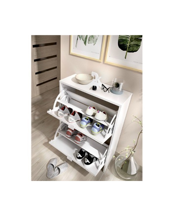 ZAPATERO BLANCO BRILLO 2 PUERTAS BLUES