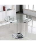 MESA COMEDOR CRISTAL REDONDA ROMEO