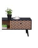 MESA DE CENTRO CON CAJÓN NEGRA DE 100x50 CM VALNERA