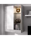 MUEBLE SALÓN BLANCO Y CEMENTO DE 265 CM OSAKA