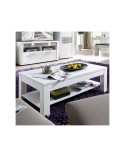 MESA DE CENTRO BLANCA DE 120X65 CM MACA
