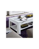 MESA DE CENTRO BLANCA DE 120X65 CM MACA