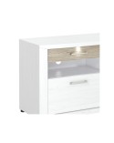 MÓDULO TV BLANCO NÓRDICO 140 CM MACA