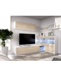 MUEBLE DE SALÓN 260 CM BLANCO O NATURAL MAYA