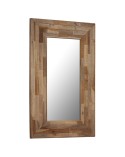 Espejo pared madera reciclada 50x80 cm Támesis