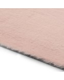 Alfombra pelo sintético rosa 140x200cm Gurami