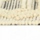 Alfombra de lana blanca y negra 120x170 cm Colisa