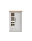 MUEBLE SALÓN BLANCO Y ROBLE 293 CM GIBBONS