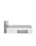 CAMA JUVENIL COMPACTA 90X190 CM BLANCA O GRIS ANIA