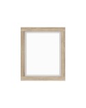ESPEJO BLANCO Y ROBLE PARA CÓMODA 75x90 CM LOLA