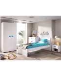 CAMA JUVENIL BLANCA 90X190 CM LYS