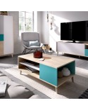 MESA DE CENTRO FIJA 100X60 CM PAMPLONA