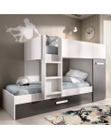 CAMA TREN JUVENIL (3 CAMAS) 243 CM TUCÁN