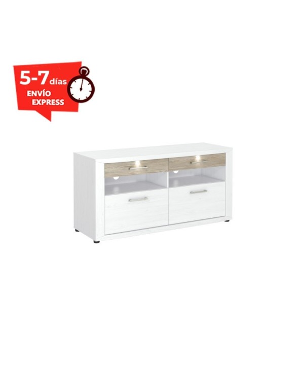 MÓDULO TV BLANCO NÓRDICO 140 CM MACA