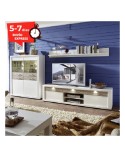 MUEBLE DE SALÓN BLANCO NÓRDICO 310 CM MACA