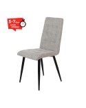 SILLA GRIS CON PATAS NEGRAS IBERIA (PACK 4)