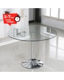 MESA COMEDOR CRISTAL REDONDA ROMEO