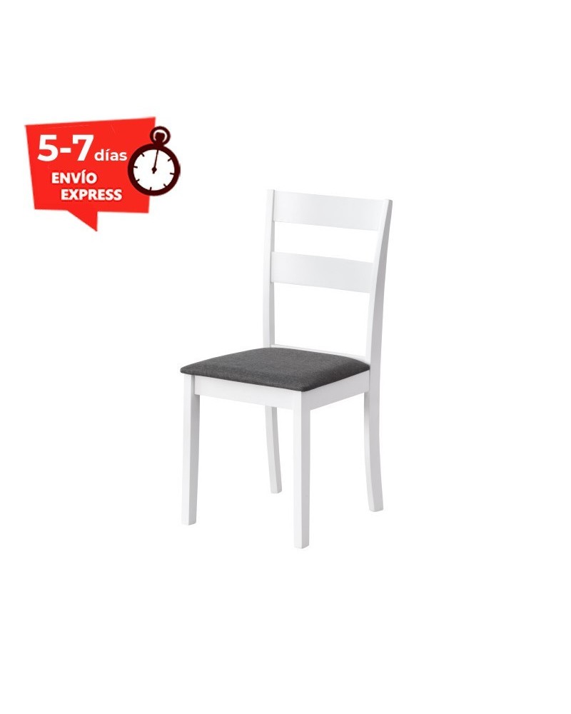 SILLA MADERA BLANCA LACADA VEGAS (PACK DE 2 UNIDADES)