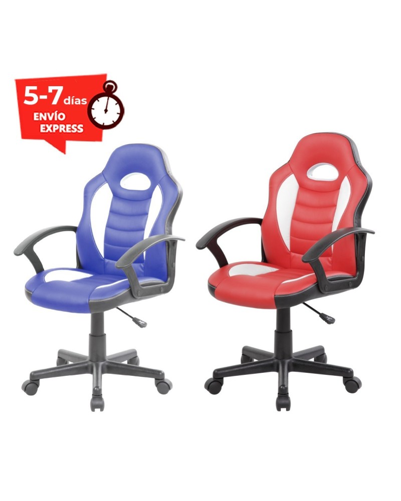 Silla gamer azul o roja Crush