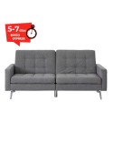 SOFÁ CAMA CLIC CLAC TELA GRIS CHICAGO