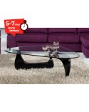 MESA DE CENTRO CRISTAL BLANCA O NEGRA TOKIO