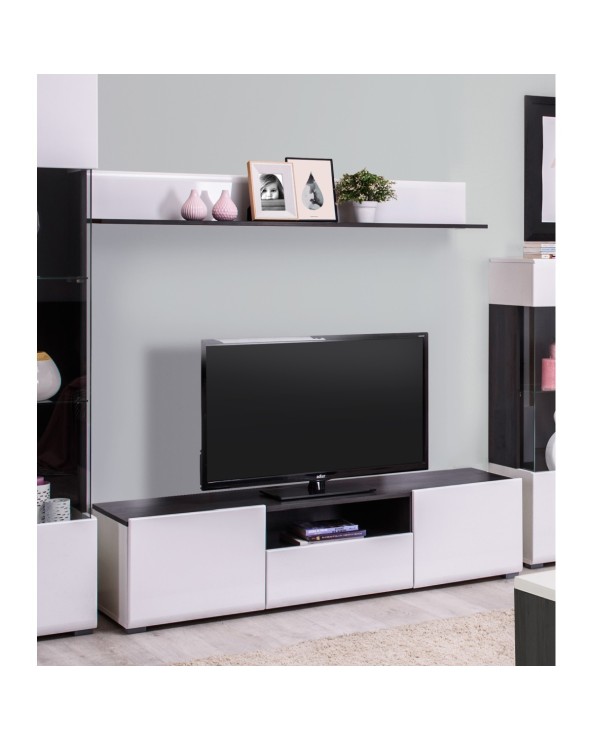 Mueble TV personalizado moderno blanco brillante BLTV20014-033