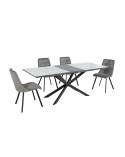 Mesa de comedor extensible 160x80 cm Tarragona