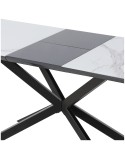 Mesa de comedor extensible 160x80 cm Tarragona