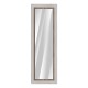 Espejo vestidor blanco artic y trufa 60x180 cm Zeus