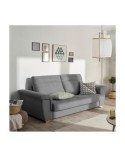 Sofá cama italiano gris 223 cm Noel