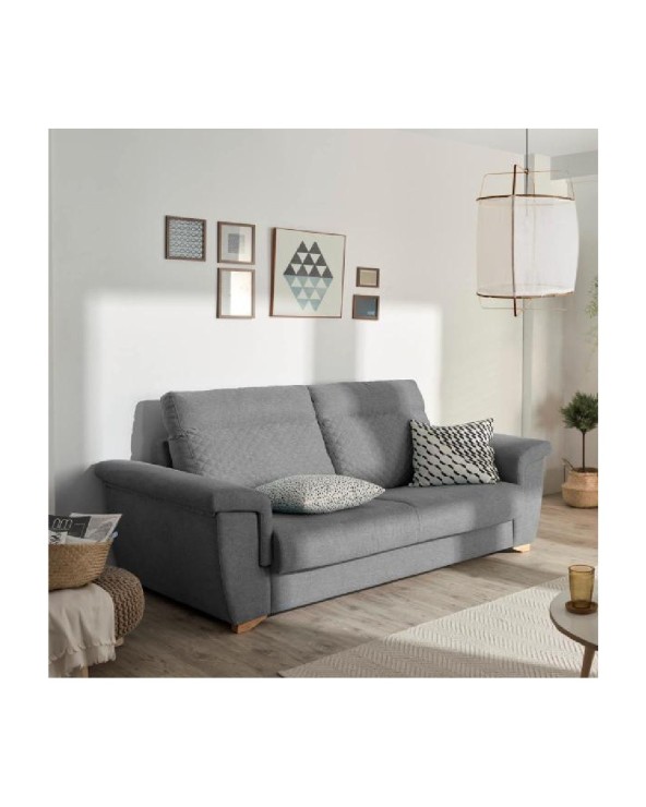 Sofá cama italiano gris 223 cm Noel
