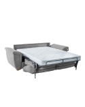 Sofá cama italiano gris 223 cm Noel