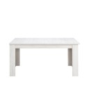 Mesa comedor extensible roble blanco 160x90 cm Broadway