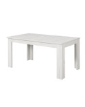 Mesa comedor extensible roble blanco 160x90 cm Broadway