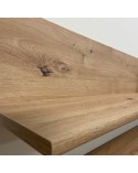 Mueble salón roble y blanco 229 cm Denver