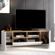 Mueble de TV blanco y nordic 142 cm Idoia