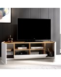 Mueble de TV blanco y nordic 142 cm Idoia