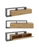 Mueble de TV nordic grafito 165 cm Mark