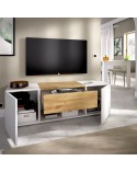 Mueble de TV blanco y nordic 139 cm Kalos