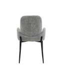 Silla comedor tapizada gris o blanca Belice